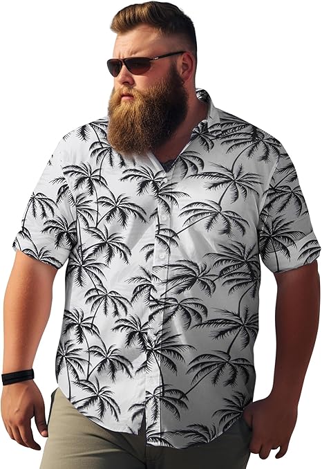 Camisa havaiana floral de verão